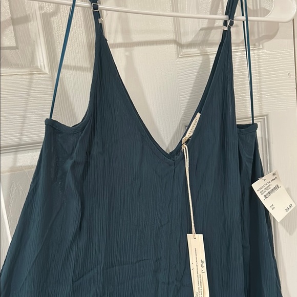 Lovestitch Blue Sleeveless Spaghetti Strap Maxi Dress - Picture 2 of 2